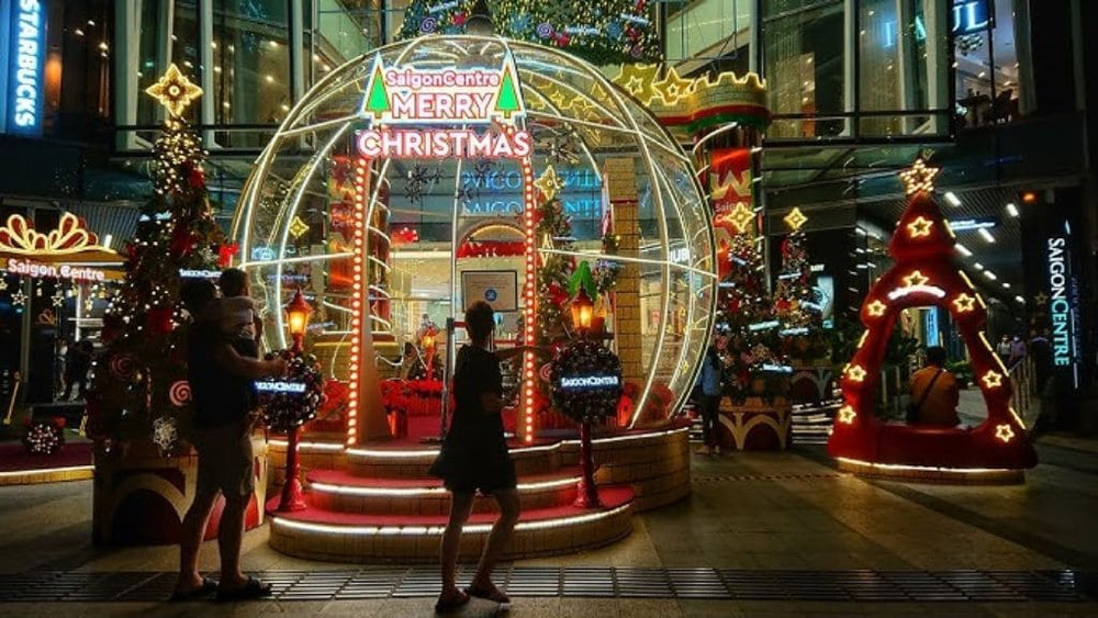 địa điểm trang trí Noel 