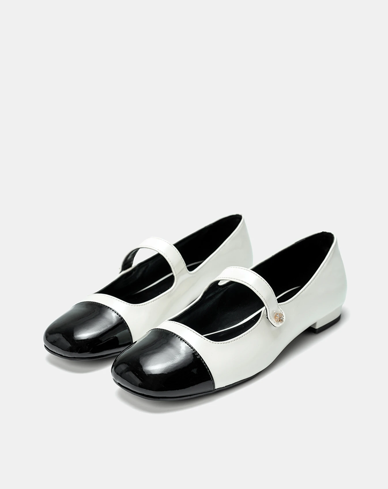 Giày Búp Bê Phối Toe Cap - Image 4