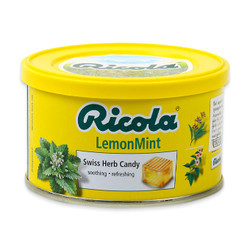 Keọ chanh bạc hà Ricola hộp 100g