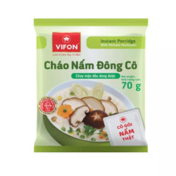Cháo nấm đông cô có nấm thật Vifon gói 70g 