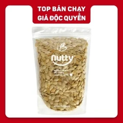 Hạt bí nguyên vỏ nướng tự nhiên Nutty gói 350g
