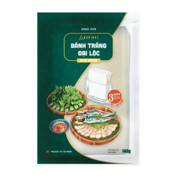 Bánh tráng Đại Lộc Hapinut gói 140g
