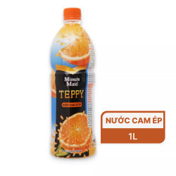 Nước cam có tép Teppy Minute Maid 1 lít (1 Chai)