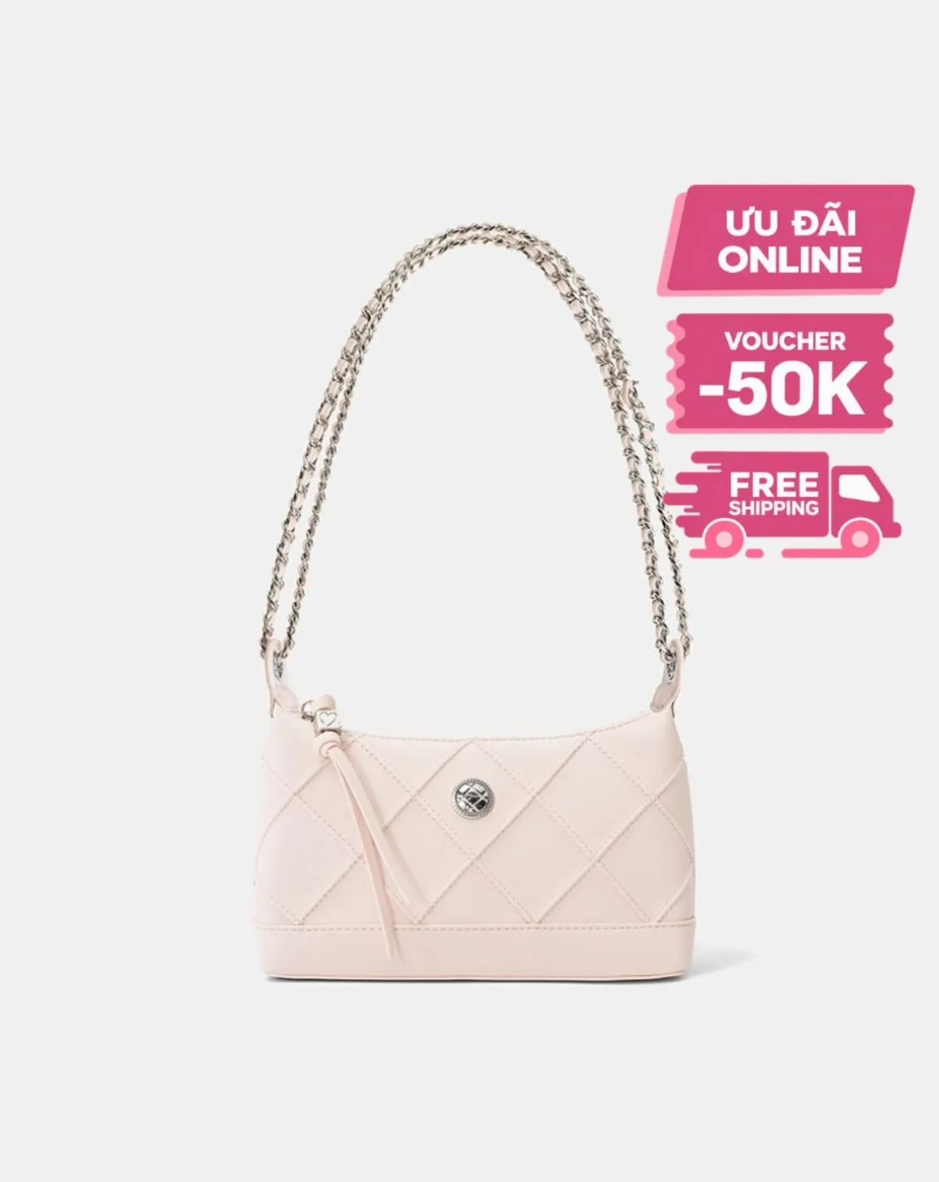 Túi Xách Nhỏ Shoulder Bag Chần Hoạ Tiết - Image 2