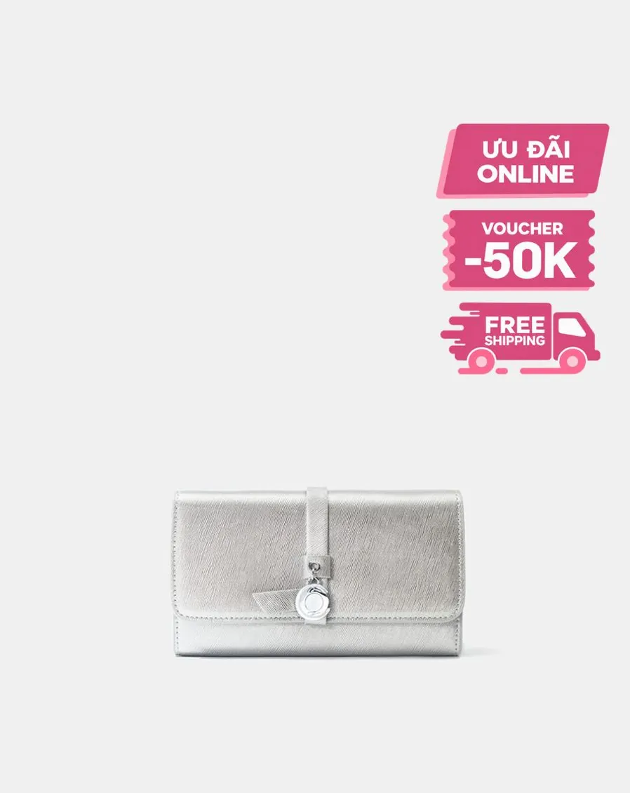 Ví Dài Phối Charm Dây Đeo