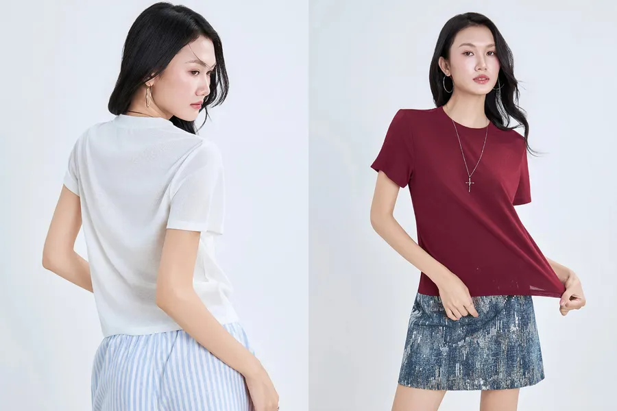 Áo Thun Giấy Form Basic Cho Phong Cách Tối Giản Hằng Ngày