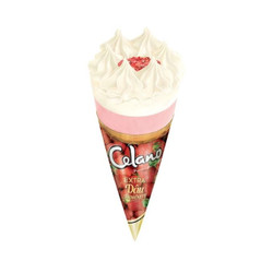 Kem ốc quế dâu extra Celano 125ml (1 cây)