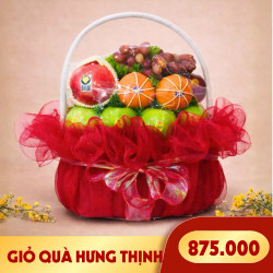 Giỏ quà trái cây Hưng Thịnh (1 Giỏ)