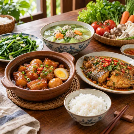 Gia đình 4 người ăn gì trong 1 tuần? Gợi ý thực đơn 7 ngày dễ nấu