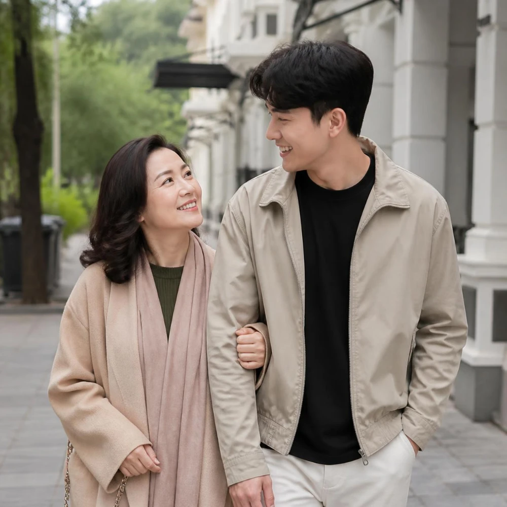 Lợi ích khi hẹn hò trai trẻ với năng lượng tích cực, sự tươi mới và góc nhìn khác biệt trong mối quan hệ. (Ảnh được tạo bởi AI)