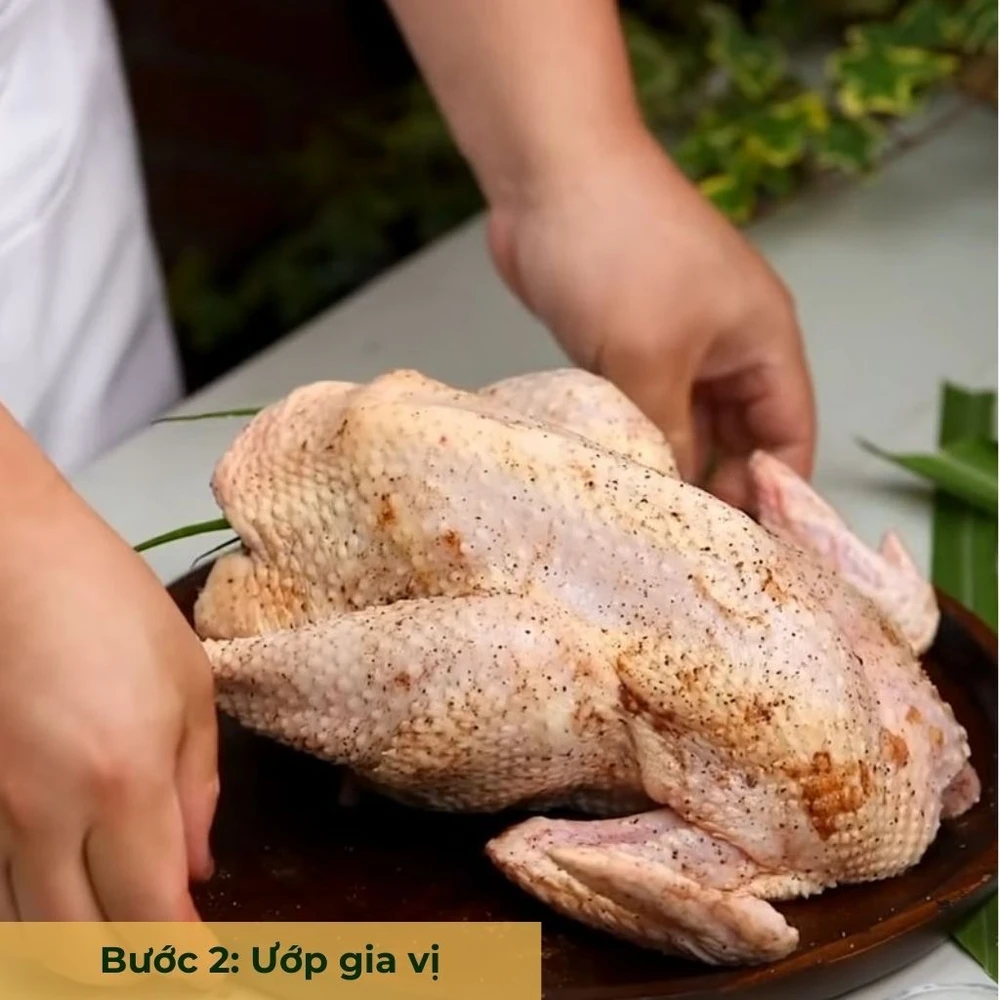 bước 2 ướp gia vị
