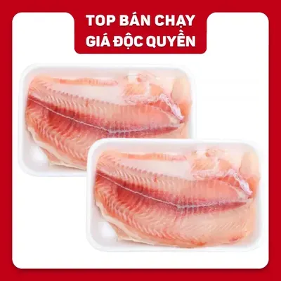 Combo 2 vỉ cá basa phi lê VietGAP 300g