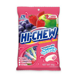 Kẹo mềm morinaga hương trái cây tự nhiên Hi-Chew gói 90g