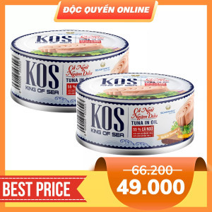 Combo 2 Cá ngừ ngâm dầu Seaspimex hộp 185g (2 Hộp)