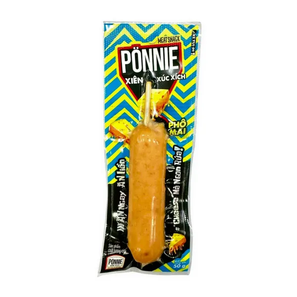 Xiên xúc xích phô mai Ponnie 50g
