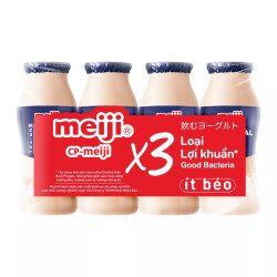 Sữa chua Original Meiji lốc 4 hộp x 85ml (1 lốc)