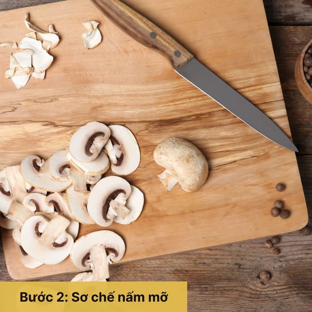 Cắt nấm mỡ