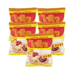 Combo 5 gói Mì chay ăn liền Waiwai gói 60g