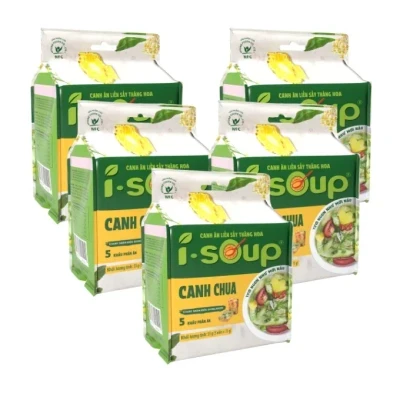 Combo 5 túi canh chua chay I.Soup 55g