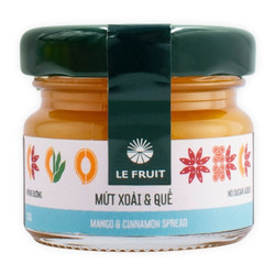 Mứt xoài & quế không đường Le Fruit hũ 30g (1 Hũ)