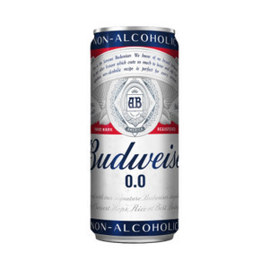 Bia 0.0 Budweiser lon 330ml (1 Lon)
