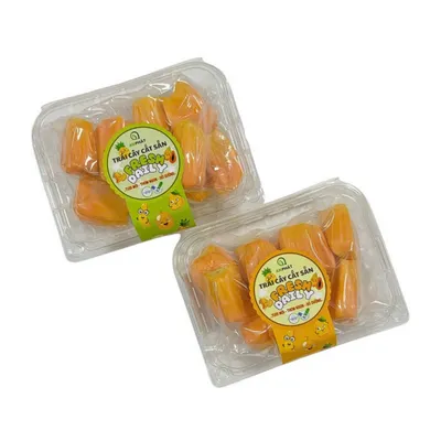 Mít đỏ lột sẵn hộp 350g