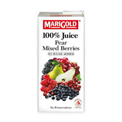 Nước ép lê và hoa quả hỗn hợp 100% Marigold hộp 1l