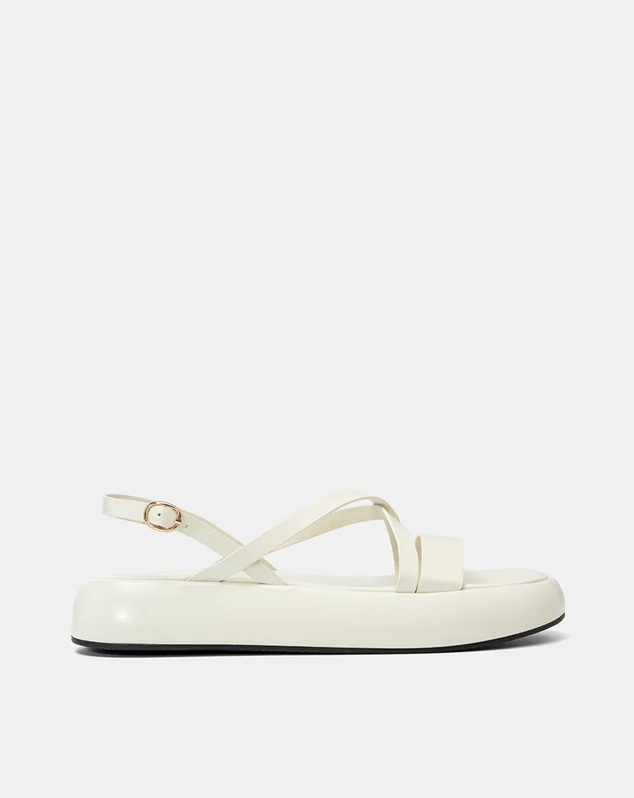 Giày Sandal Quai Chéo Đế Bánh Mì