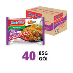 Thùng mì xào khô vị bò cay Indomie 85g (40 Gói)