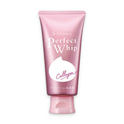 Sữa rửa mặt Senka Perfect Whip tạo bọt bổ sung Collagen tuýp 120g