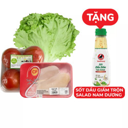 Combo Salad Ức Gà & Xà Lách & Cà Chua Trứng