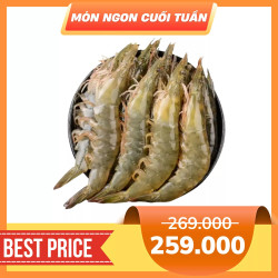 Tôm thẻ lớn 30-40 con/kg (1 Kg)
