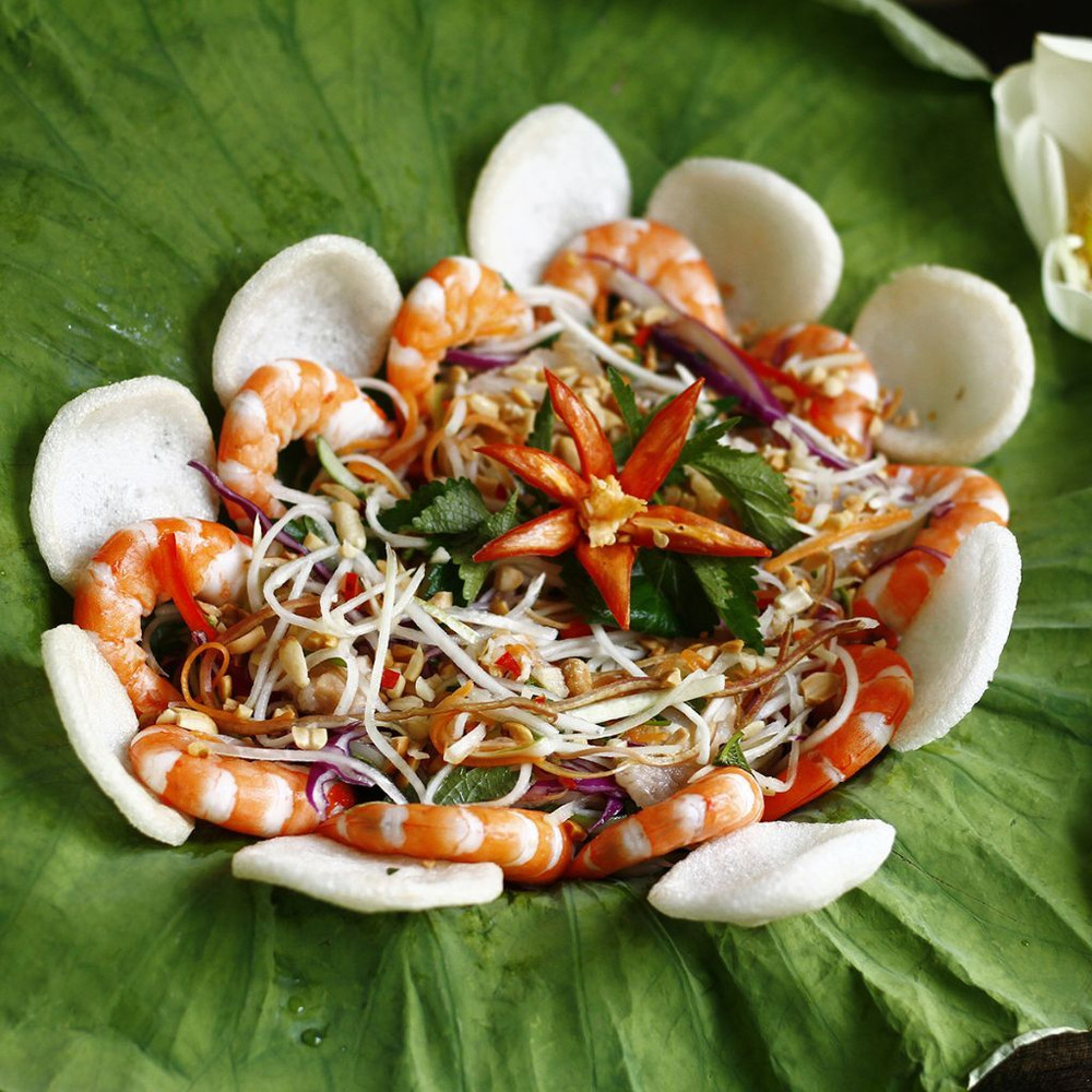 gỏi đu đủ tôm thịt