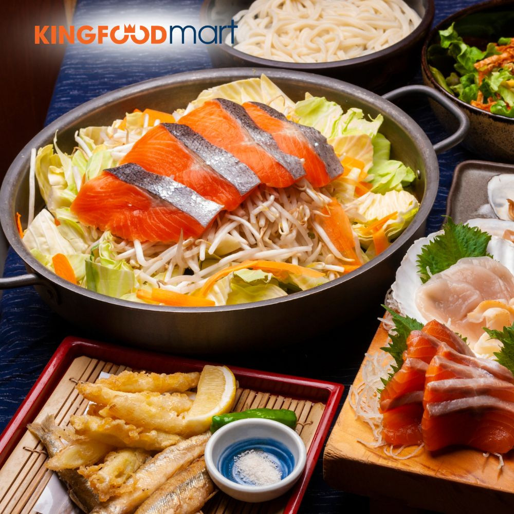 Cá hồi sashimi chuẩn vị Nhật Bản