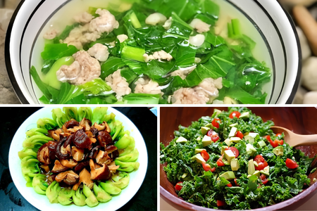 Gợi ý món ngon với rau cải