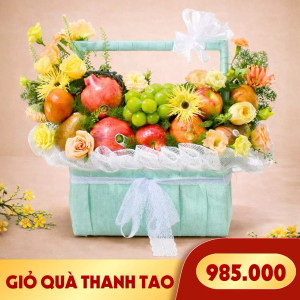 Giỏ quà trái cây Thanh Tao (1 Giỏ)