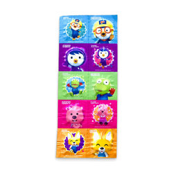 Kẹo multi vitamin C&D vị đào Pororo vỉ 12g