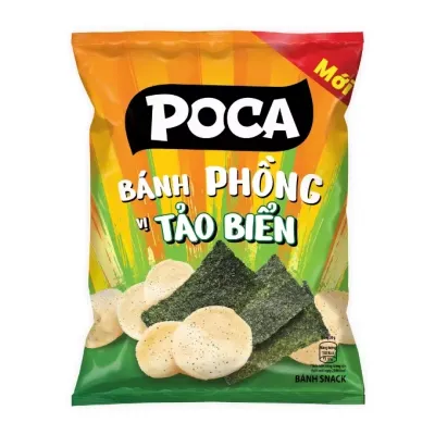 Bánh phồng vị tảo biển Poca gói 60g