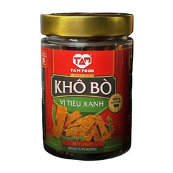 Khô bò vị tiêu xanh Tam Food hũ 170g (1 Hũ)