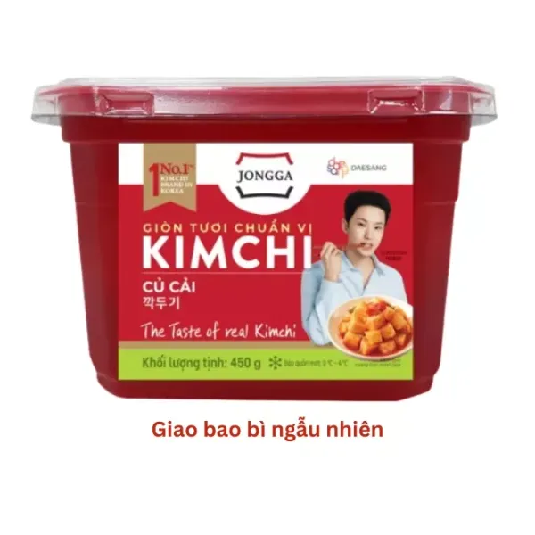 Kim chi củ cải Jongga hộp 450g
