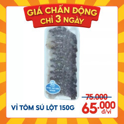Tôm sú lột 150g (1 vỉ)