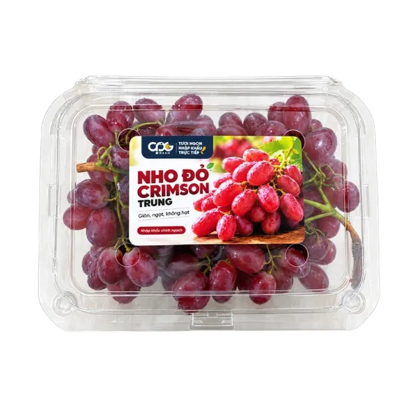 Nho đỏ Crimson hộp 1Kg