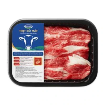 Nạm bò cắt lát 5mm Vinabeef khay 300g