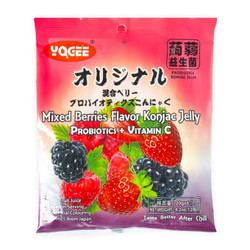 Thạch Konjac Probiotic hương vị hỗn hợp trái cây mọng Yogee gói 120g (1 Gói)