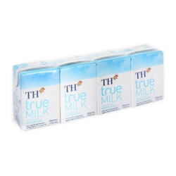 Lốc sữa tươi tiệt trùng nguyên chất TH True Milk hộp 110ml (4 Hộp)