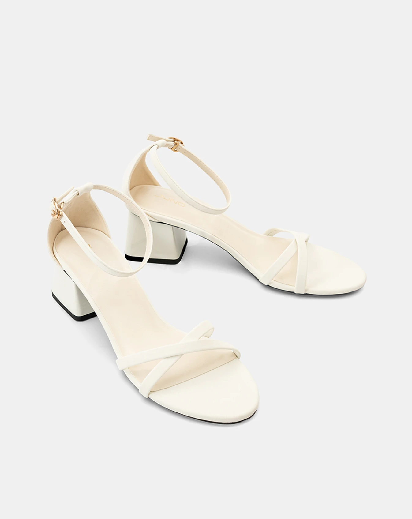 Giày Sandal Gót Vuông Quai Chéo - Image 7