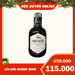 Dầu Olive Extra Virgin Bianco Masturzo chai 250ml (1 Chai)