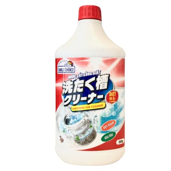 Nước tẩy lồng máy giặt Mitsuei chai 550g
