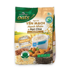Ngũ cốc yến mạch hạnh nhân và hạt chia Xuân An gói 400g