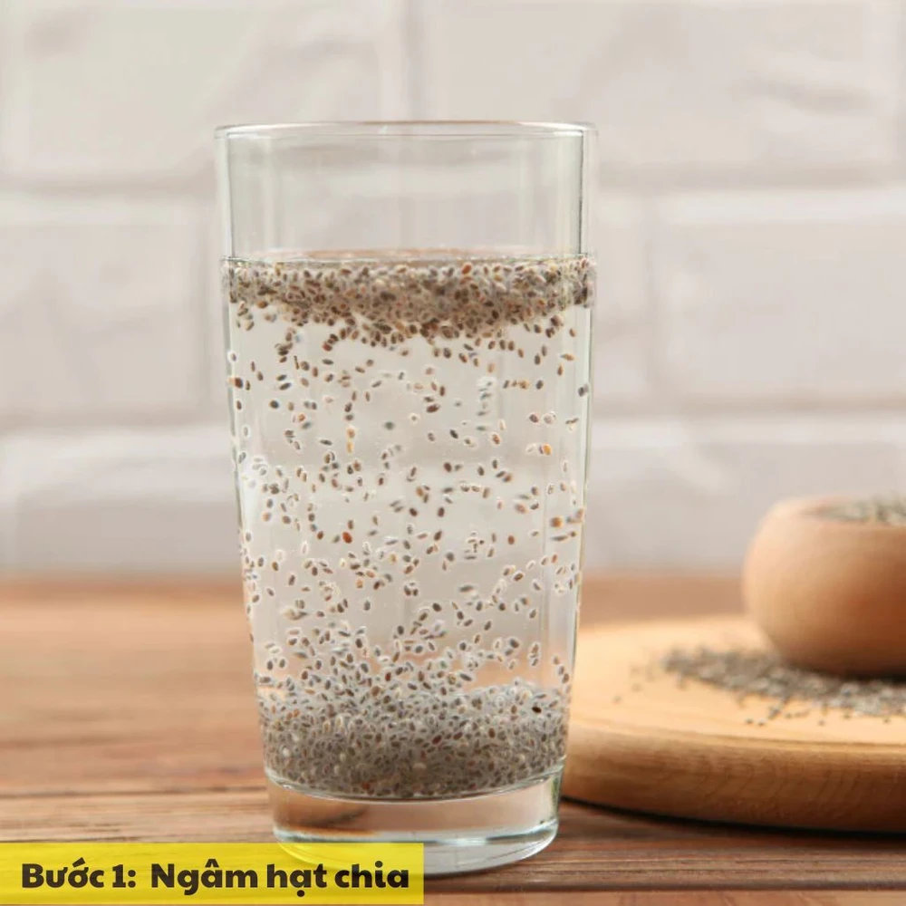 ngâm hạt chia